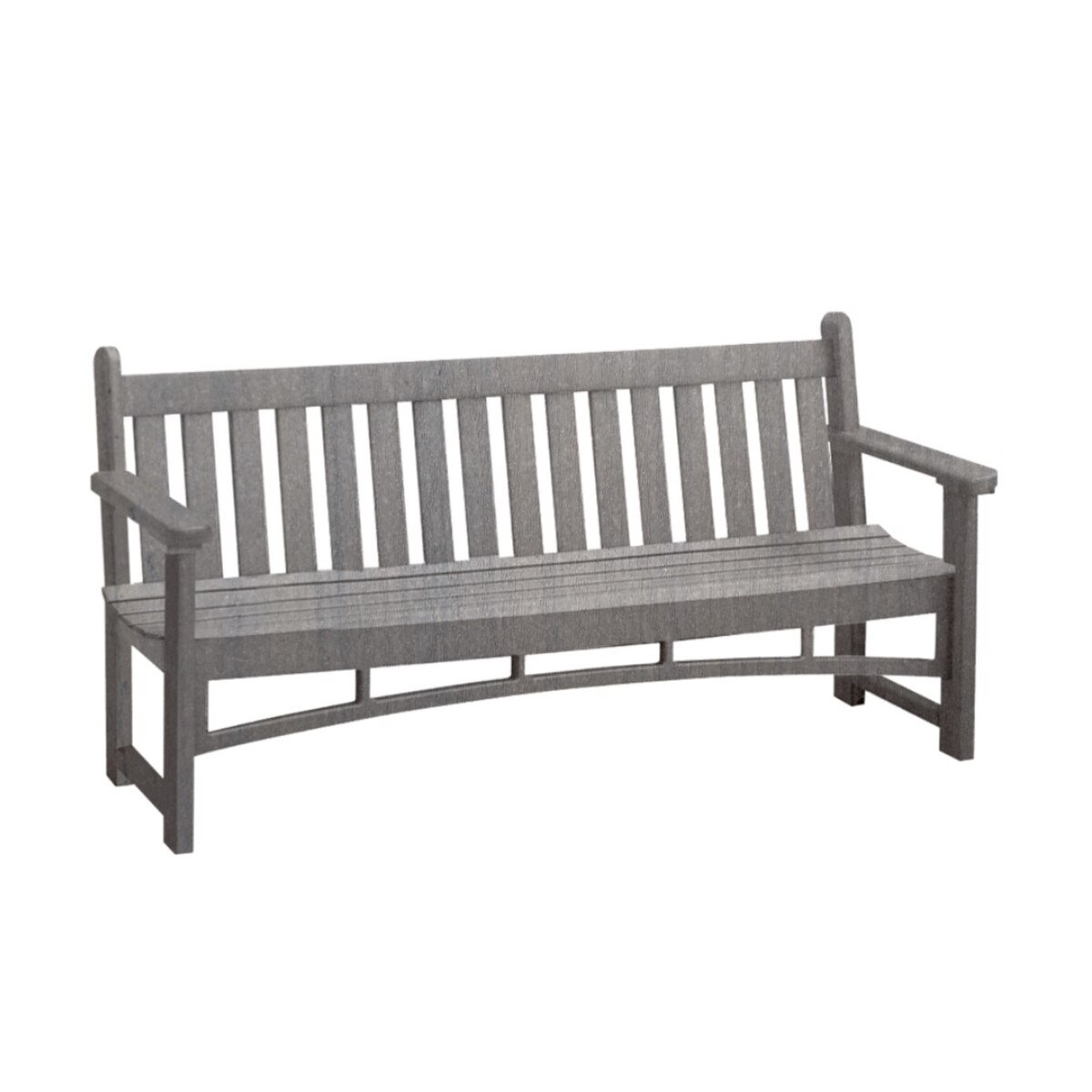 6' Heritage Bench Coastal Gray
